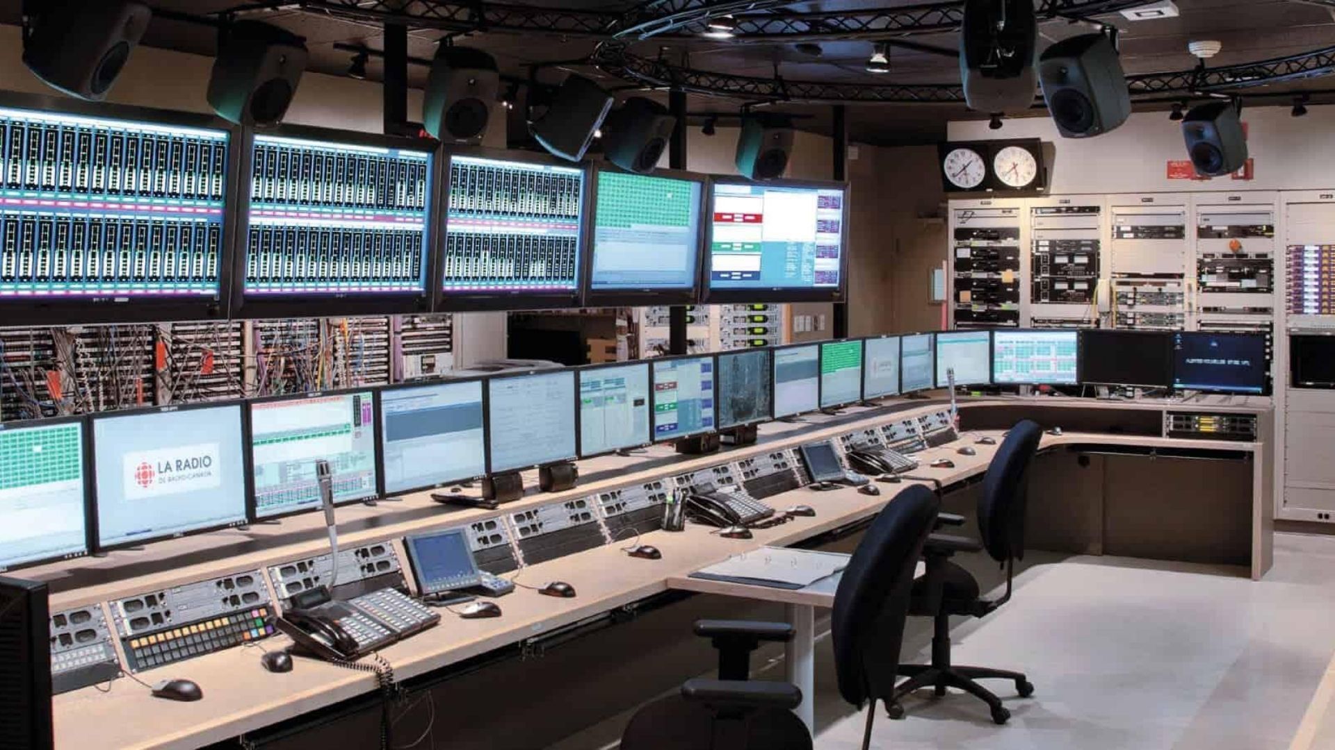 AV Workflows control room